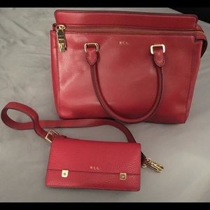 Ralph Lauren purse and matching wallet